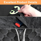 Dog Car Seat Cover for Back Seat, 2026 Upgraded 600D Heavy Duty Waterproof & Scratch-Resistant Dog Hammock for Car, Back Seat Pet Cover for Dogs with Sedan, Trucks and SUVs, Standard, Black