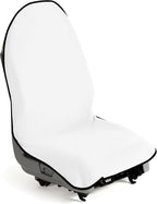 Waterproof Sweating Car Seat Cover for Post Gym Workout, Running, Swimming, Beach and Hiking, Universal Fit Anti-Slip Bucket Seat Protector for Cars, SUVs and Trucks, Machine Washable, White