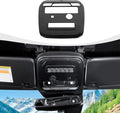 for Bronco Front Reading Light Panel Trim Cover Compatible with 2021-2025 Ford Bronco Carbon Fiber Interior Accessories 2-Door 4-Door (with AUX Switches)