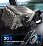 Magnetic Wireless Car Charger - Car Mount Charger for iPhone 17Pro Accessories,Magnetic Phone Holder for iPhone 16Pro Max/16e/15/14/13/12
