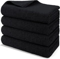 Professional Large Microfiber Car Drying Towels 4 Pack, Lint Free, Scratch Free, Highly Absorbent Drying Towel for Cars, SUVs, RVs, Trucks, and Boats,31" x 24 ", Black