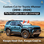 Windshield Sunshade for Toyota 4Runner 2010-2023 2024 2025 2026, SR5, Trail, TRD (Off-Road, Premium, Pro) Limited, Front Window Sun Shade Cover, UV Heat Blocker & Protector, Car Accessories