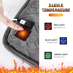 Seat Cushion,Office Chair Cushions Butt Pillow for Long Sitting,Non-Slip Sciatica & Back Coccyx Cushion for Tailbone Pain Relief Heated Chair Pad,Seat Warmer for Home Seat Cushion-Dark Grey