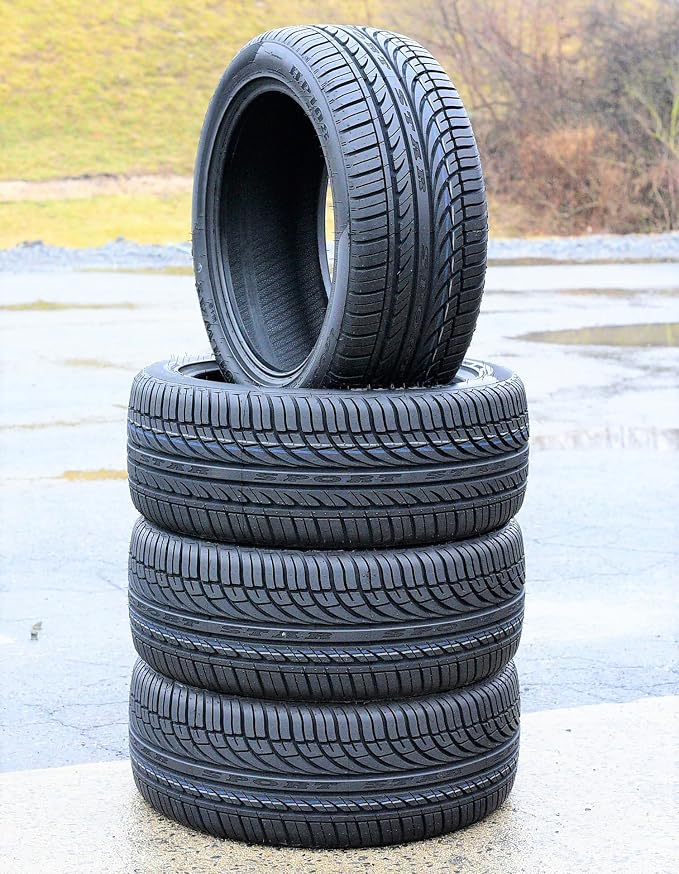 Set of 4 (FOUR) Fullway HP108 All-Season Passenger Car Performance Radial Tires-195/65R15 195/65/15 195/65-15 91H Load Range SL 4-Ply BSW Black Side Wall UTQG 380AA