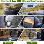2pcs Automotive Oil film Cleaning Brush Set, 2.0 Upgraded Version Car Cleaning Brush for Car Window, Clear Cars Windshield Cleaner Tool, Universal Glass Wipe Board