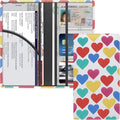 Premium Car Registration & Insurance Card Holder with Magnetic Shut, Vehicle Glove Box Car Organizer - For Documents, Cards, License (Heart symbol)