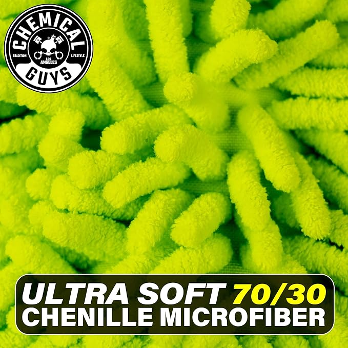Foam Blaster 6 Car Wash Gun, Foam Gun, and Chenille Scratch-Free Microfiber Wash Mitt - Connects to Any Garden Hose for Thick Suds - Safe for Cars, Trucks, SUVs - 2 Items