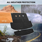 Cargo Trunk Mat & Backrest Mats for Hyundai Palisade 2025 2024 2023 2022 2021 2020 All Weather TPE Custom Fit Car Trunk Mats Cargo Liner & Seatback Mats Accessories, Black