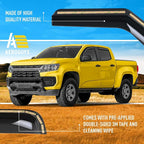 Extra Durable Window Deflectors in-Channel Window Visors Rain Guards Fit for Chevrolet (Chevy) Colorado 2015-2022 Crew Cab, Sun Visors, Wind Vent for Shades, Exterior Car Accessories - 4pcs. AG0275