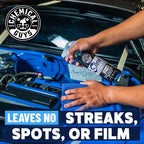 Streak Free Glass and Window Cleaner - Works on Glass, Windows, Mirrors, and Screens, Ammonia-Free and Safe on Tinted Windows, for Cars, Trucks, SUVs, and Home Use - 16 oz