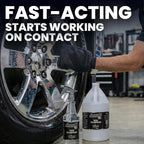 LANE'S New Aluminum Car Wheel Cleaner and Brightener | 1 Gallon (Pack of 1) | Acid Rim Cleaner, Shines & Eliminates Hard Scrubbing | Brake Dust, Oxidation & Rust Remover for Cars, SUVs, Trucks, and More