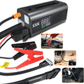 Tire Inflator Portable Air Compressor,2000A Battery Car Jump Starter, Auto Shut-Off,160PSI Air Pump with Tire Gauge Pressure&LED Light,15000PA Vacuum with Suction &Blow, for Cars, Motorcycles, Balls