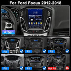 4G+64G Car Radio for Ford Focus 2012-2018: Upgrade Android 15 9.7" Touch Screen Stereo Head Unit Wireless CarPlay Android Auto, BT 5.4, WiFi 6, GPS, FM, RDS, EQ, SWC, 1080P Backup Camera