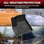 Floor Mats & Cargo Liner for Chevrolet Chevy Traverse 2018-2023/Traverse Limited 2024, Only 8 Seats (Fit 2nd Row Bench Seats), All Weather TPE Custom Fit 3 Rows Car Floor Mats Full Set