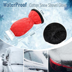 Ice Scraper with Glove Waterproof Ice Scrapers for Car Windshield No Scratch Comfortable Removal Snow Mitt Glove Windproof Warm for SUV Vehicle Truck Snow Quickly Removal
