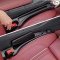 Car Seat Gap Filler 2 Pack, Upgraded 3-in-1 Car Seat Gap Plug Organizer with Storage Slot & Hook, Universal Fit No-Drop Seat Side Gap Seam Filler Between Seat & Console for Car, SUV, Truck