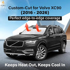 Windshield Sunshade Compatible for Volvo XC90 2016-2024 2025 2026, Sun Visor for Front Windshield & Window Sun Shade Cover, UV Heat Blocker & Protector, Car Accessories