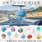 24 Pcs 2026 Employee Appreciation Gifts Bulk Scented Car Air Freshener May You Be Proud of The Work Hanging Ornaments for Coworker Teacher Team Nurse Car Home Decor