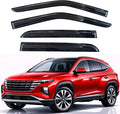 KPY Rain Guards Fit for 2022-2026 Hyundai Tucson, Out-Channel Window Visors Vent Wind Deflectors 4PC, Car Accessories for 22-26 Tucson