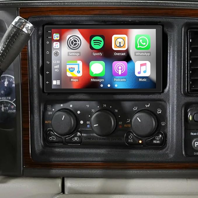 Car Stereo Radio for Cadillac Escalade 2003 2004 2005 2006, 7" Android 13 Car Radio Stereo Touchscreen Head Unit with Wireless CarPlay Android Auto GPS Navi SWC FM DSP 5G WiFi Bluetooth Camera
