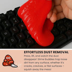 Car Cleaning Gel Putty - Strawberry Scented Interior Detailing Tool for Cup Holders, Air Vents & Keyboard - Reusable Auto Detailing Accessories - Dust Remover Goop - Gifts for Men Women