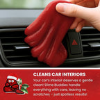 Car Cleaning Gel Putty - Christmas Spice Scented Interior Detailing Tool for Cup Holders, Air Vents & Keyboard - Reusable Auto Detailing Accessories - Dust Remover Goop
