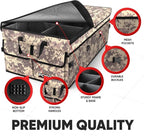 Trunk Organizer For SUV Car Trunk Organizer, Foldable Storage, Car Accessories for Women Men, Collapsible Bag, 600D Oxford, Non Slip Bottom, Straps, Soft Cover (85L)