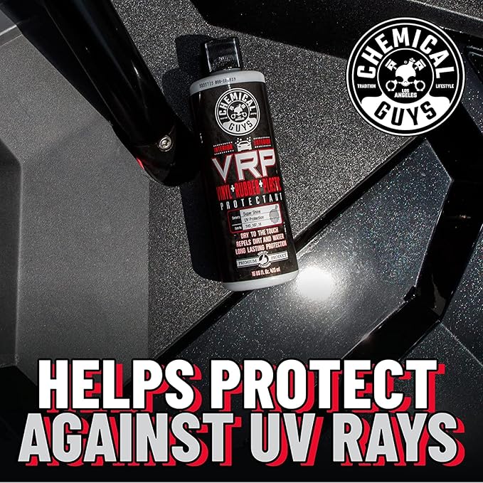VRP Vinyl, Rubber, and Plastic Dressing - Tire Dressing, Non-Greasy, Dry-to-the-Touch Shine for Tires, Trim, and More, Safe for Cars, Trucks, SUVs, RVs & More - 16 oz (Pack of 3)