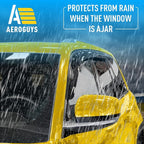 Extra Durable Window Deflectors Tape-On Window Visors Rain Guards Fit for Jeep Grand Cherokee 2022-2026, Sun Visors, Wind Vent for Shades, Exterior Car Accessories - 4pcs. AG0244