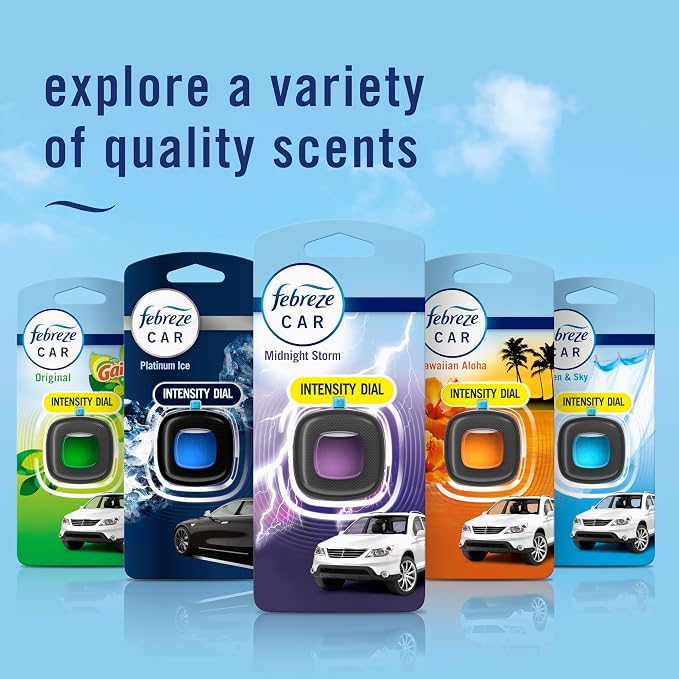Car Air Freshener Vent Clip, Midnight Storm, 1 count,.06 oz