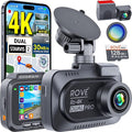 R2-4K Dual PRO Dash Cam Front and Rear, 4K+2K Dash Camera for Cars, Dual STARVIS 2 IMX678 + IMX675 Sensors, Free 128GB Card + CPL, WiFi 6 - up to 30MB/s Download Speed, 3" IPS, 24Hr Parking Mode
