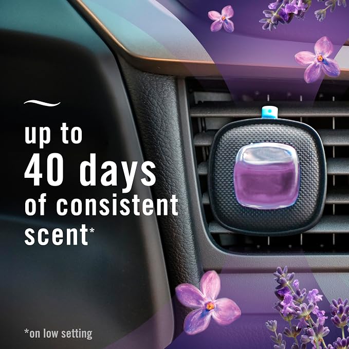 Car Vent Clip, Downy Calm Scent, 2 Count, 0.13 oz Total