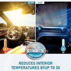 Car Windshield Sun Shade, Folding Car Shades for Front Windows UV Rays Sun Visor Shade, Keeps Your Vehicle Cool