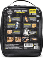 Leather Cleaning And Conditioning Kit With Storage Bag Total Interior Cleaner Microfiber Towels And Applicators Giftable Car And Home Care Set