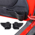 for Wrangler JK Door Pockets Storage Organizer, Front Door Net Pockets Tray Box Accessories for Jeep Wrangler JK JKU 2011-2018