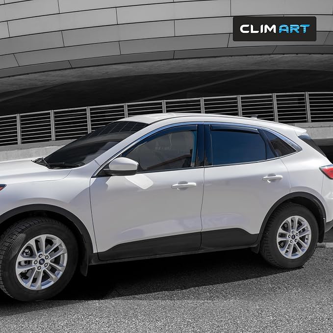 in-Channel Incredibly Durable Rain Guards for Ford Escape 2020-2026, Original Window Deflectors, Vent Window Visors, Vent Deflector, 4 pcs. - 620146