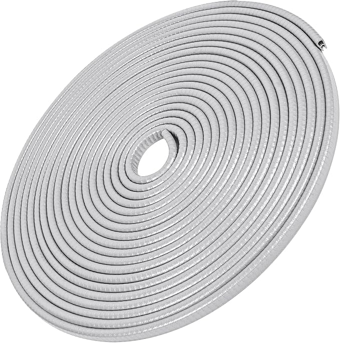 33Ft(10M) Long Car Door Edge Guards, U Shape Edge Trim Rubber Seal Protector Car Door Protection Anti-Collision Rubber Clips Easy to Cut No Need Adhesive Fit for Most Vehicles| Grey
