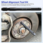 ZKTOOL 2PC Wheel Alignment Pin,Wheel Fixing BoltsBlack Wheel Hanger Alignment Pin Guide Tool,Wheel Lug Bolt Automotive Mechanic Tool,Tool for Changing Tires on Cars with Lug Bolts (M14×1.25)…