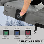 Heated Seat Cushion,Foldable Stadium Seats for Bleachers,Portable Seat Pad,USB Powered Great for Outdoor Sports,Camping,Concerts