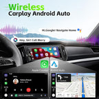 Single Din Radio Car Stereo with Wireless Carplay & Android Auto, 6.9" IPS Touchscreen Car Stereo with Bluetooth 1080P Backup Camera Mirror Link Navigation AM/FM Type-C Fast Charging USB EQ SWC Mic