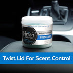 Scented Gel Car Air Freshener, Fresh Linen Car Scent