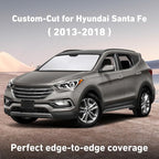 Windshield Sunshade Compatible for Hyundai Santa Fe 2013-2016 2017 2018, Sun Visor for Front Windshield & Window Sun Shade Cover, UV Heat Blocker & Protector, Car Accessories