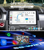 4G+64GB Android 13 Car Radio Stereo for Honda Civic 2016-2021, 9" Touch Screen Head Unit with Android 13/CarPlay/Android Auto/GPS Navigation/Bluetooth/FM/DSP Radio/AHD Backup Camera