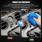 Car Cleaning Gel Clean Putty, Reusable Car Interior Cleaner Slime, Auto Detail Cleaning Soft Rubber Supplies, Universal Multi-Functional Cleaning Tool Accessories for Men Women (Blue)