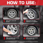 120270 Tire Wet Spray, Weather & Rinse-Resistant Formula that leaves Tires looking Wet, Black & Glossy in One Spray, 14.5 Fl. Oz. (Pack of 2)