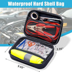 Car Roadside Emergency Kit, Portable Car Safety Kit Car Kits for Emergency, Black