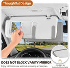 Magnetic Foldable Car Tissue Box - Easy-Install Tissue Holder for Sun Visors and Seat Backs,Premium Leather Car Napkin Organizer—Designed for Commuters,Rideshare Drivers and Families(Grey)