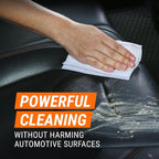 Interior Car Cleaning Wipes, Canister, Powerful Cleaning for Dashboards, Vinyl, Clear Plastics, Carpet and Fabric, 25 Count (Pack of 2)