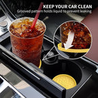 ME.FAN Car Coasters for Cup Holders [4 Pack] - 2.75In Silicone Auto Mug Mats - Universal Non-Slip Recessed Car Interior AccessoriesYellow
