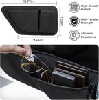 Oxford Front Door Storage Pockets Box, 2PCS Door Storage Pockets for 2011-2018 Jeep Wrangler JK JKU Accessories 2/4-Door, Door Net Pocket Replacement